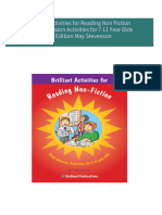 Download Complete Brilliant Activities for Reading Non Fiction Comprehension Activities for 7 11 Year Olds 1st Edition May Stevenson PDF for All Chapters