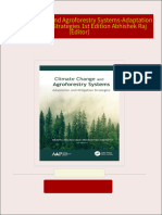 Complete Download Climate Change and Agroforestry Systems-Adaptation and Mitigation Strategies 1st Edition Abhishek Raj (Editor) PDF All Chapters