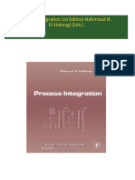 Instant Access to Process Integration 1st Edition Mahmoud M. El-Halwagi (Eds.) ebook Full Chapters