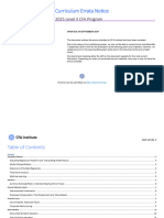 2025 Cfa Lii Curriculum Errata Notice