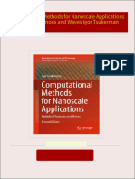 Computational Methods for Nanoscale Applications Particles Plasmons and Waves Igor Tsukerman all chapter instant download