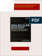 Full Download Molecular Biology Structure and Dynamics of Genomes and Proteomes Zlatanova PDF DOCX