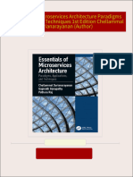 Download Essentials of Microservices Architecture Paradigms Applications and Techniques 1st Edition Chellammal Surianarayanan (Author) ebook All Chapters PDF