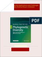 Phylogenetic Diversity Applications and Challenges in Biodiversity Science Rosa A. Scherson All Chapters Instant Download