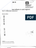 Malcolm Mellor - Blasting and Blast Effects in Cold Regions Part II: Underwater Explosions