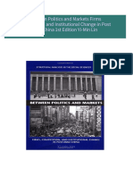 Get Between Politics and Markets Firms Competition and Institutional Change in Post Mao China 1st Edition Yi-Min Lin free all chapters