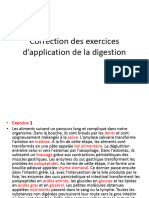 TD4 Correction Des Exercices d'Application de La Digestion