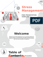 Stress Management PPT Template by EaTemp