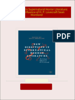 Get New Directions in Supernatural Horror Literature: The Critical Influence of H. P. Lovecraft Sean Moreland free all chapters