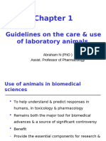 1 Guidelines on the Use of Animals