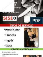 TIPOS DE SERVICIO