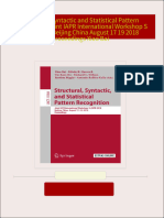 Buy ebook Structural Syntactic and Statistical Pattern Recognition Joint IAPR International Workshop S SSPR 2018 Beijing China August 17 19 2018 Proceedings Xiao Bai cheap price