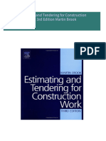 Buy ebook Estimating and Tendering for Construction Work 3rd Edition Martin Brook cheap price