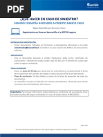 Procedimiento y Formulario CESANTIA E INCAPACIDAD TEMPORAL BANCO CHILE V9 (1)