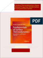 Buy ebook Fundamentals of Surface Thermodynamics: Phase Behavior and Its Related Properties 2024th Edition Ronaldo Gonçalves Dos Santos cheap price