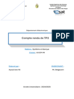 COMPTE RENDU ARDUINO TP2