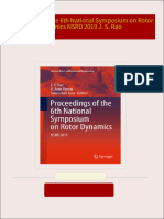 Where can buy Proceedings of the 6th National Symposium on Rotor Dynamics NSRD 2019 J. S. Rao ebook with cheap price