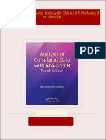 Download ebooks file Analysis of Correlated Data with SAS and R Mohamed M. Shoukri all chapters