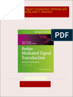 Download Full Redox-Mediated Signal Transduction: Methods and Protocols John T. Hancock PDF All Chapters