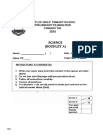 2024 P6 Science Prelim Exam Raffles