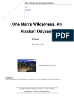 One Man S Wilderness An Alaskan