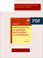 Immediate download An Introduction to Quantum and Vassiliev Knot Invariants David M. Jackson ebooks 2024