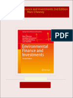 Environmental Finance and Investments 2nd Edition Marc Chesney All Chapters Instant Download