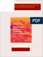 Download Full Expanding Horizons in Health Communication An Asian Perspective Bernadette Watson PDF All Chapters