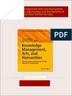 Where can buy Knowledge Management Arts and Humanities Interdisciplinary Approaches and the Benefits of Collaboration Meliha Handzic ebook with cheap price