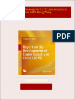 Complete Download Report on the Development of Cruise Industry in China 2019  Hong Wang PDF All Chapters