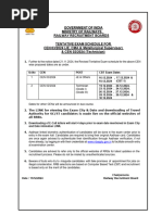 Exam Datesheet 1