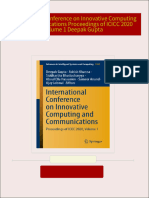 International Conference on Innovative Computing and Communications Proceedings of ICICC 2020 Volume 1 Deepak Gupta 2024 scribd download