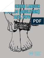 The Bonded Labour System Abolition Act 1976