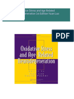 Oxidative Stress and Age Related Neurodegeneration 1st Edition Yuan Luo 2024 Scribd Download