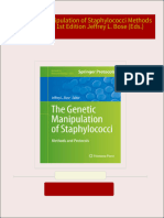 [FREE PDF sample] The Genetic Manipulation of Staphylococci Methods and Protocols 1st Edition Jeffrey L. Bose (Eds.) ebooks