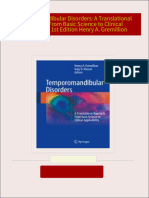 Full download Temporomandibular Disorders: A Translational Approach From Basic Science to Clinical Applicability 1st Edition Henry A. Gremillion pdf docx