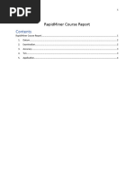 Rapid miner report (2)