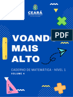 CADERNO DE MATEMÁTICA - NÍVEL 1 VOLUME 4