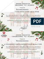 Reconocimiento diploma navidad diciembre ilustrado infantil rojo y verde (1)