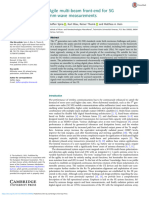 Agile Multi Beam Front End for 5g Mm Wave Measurements