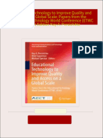 Instant download Educational Technology to Improve Quality and Access on a Global Scale: Papers from the Educational Technology World Conference (ETWC 2016) 1st Edition Kay A. Persichitte pdf all chapter