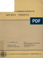 Advaita_Vedanta., A modern Understanding Kalidas Bhattacahrya