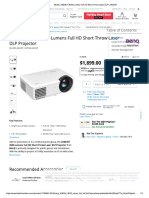 BenQ LH820ST 3600-Lumens Full HD Short-Throw Laser DLP LH820ST