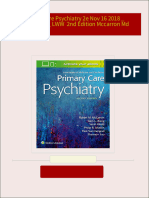 Full download Primary Care Psychiatry 2e Nov 16 2018 _ 1496349210 _ LWW  2nd Edition Mccarron Md pdf docx