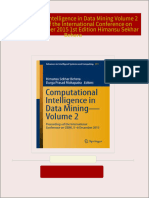 Computational Intelligence in Data Mining Volume 2 Proceedings of the International Conference on CIDM 5 6 December 2015 1st Edition Himansu Sekhar Behera all chapter instant download