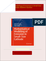 Immediate download Mathematical Modeling of Emission in Small Size Cathode Vladimir Danilov ebooks 2024