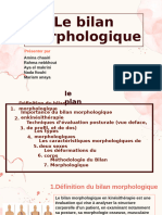 bilan morphologique