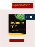 Immediate download Beginning PyQt A Hands on Approach to GUI Programming Willman Joshua M ebooks 2024