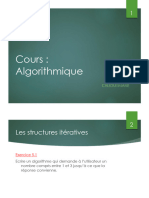 les structures itératives