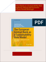 The European Central Bank as a Sustainability Role Model: Philosophical, Ethical and Economic Perspectives Harald Bolsinger 2024 scribd download